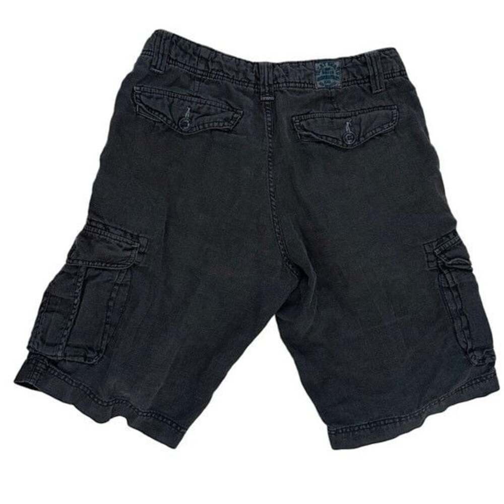 Men’s Lucky Brand 100% Linen Cargo Shorts Size 29 - Picture 4 of 4
